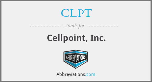 What is the abbreviation for cellpoint, inc.?